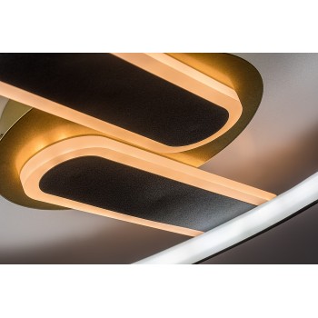 Plafoniera LED Brantiel negru/ auriu Rabalux 71467, 60W