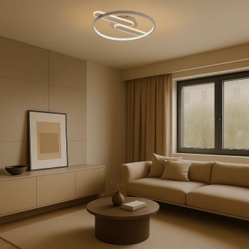 Plafoniera LED Brantiel gri-bej Rabalux 71468, 55W