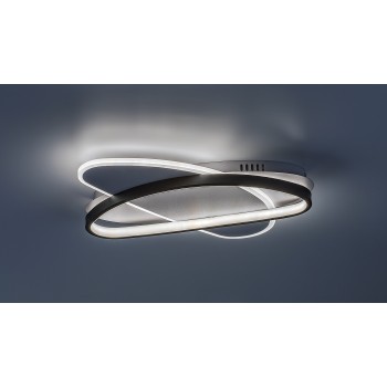 Plafoniera LED Brantiel negru/ alb Rabalux 71469, 57W