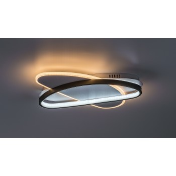 Plafoniera LED Brantiel negru/ alb Rabalux 71469, 57W