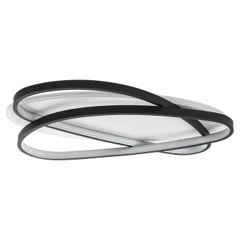 Plafoniera LED Brantiel negru/ alb Rabalux 71470, 57W