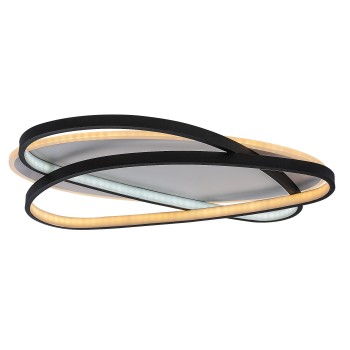 Plafoniera LED Brantiel negru/ alb Rabalux 71470, 57W