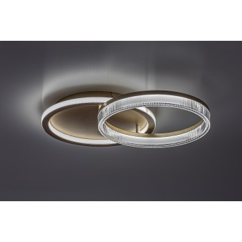 Plafoniera LED Rivona auriu Rabalux 71472, 22W
