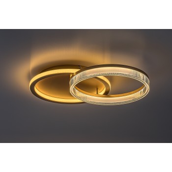 Plafoniera LED Rivona auriu Rabalux 71472, 22W