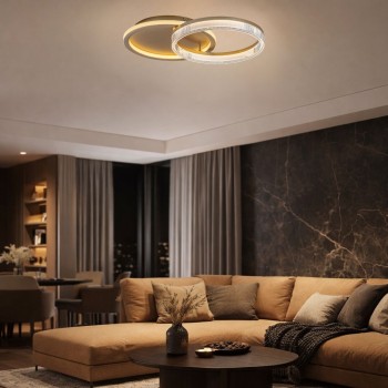Plafoniera LED Rivona auriu Rabalux 71472, 22W