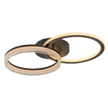 Plafoniera LED Seraphiel negru Rabalux 71479, 38W