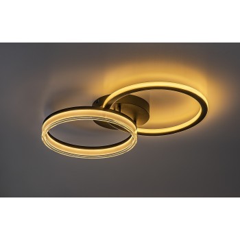 Plafoniera LED Seraphiel negru Rabalux 71479, 38W