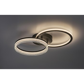Plafoniera LED Seraphiel negru Rabalux 71479, 38W