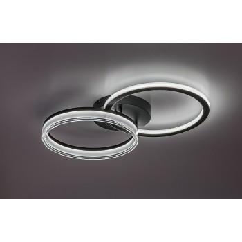Plafoniera LED Seraphiel negru Rabalux 71479, 38W
