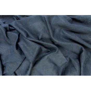 Material draperie decor Borgia, latime 290cm, albastru - 1