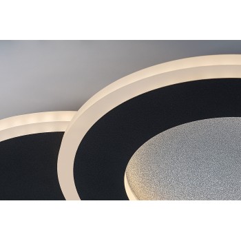 Plafoniera LED Lureo negru mat Rabalux 71486, 24W