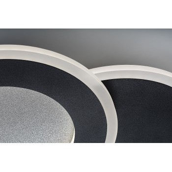 Plafoniera LED Lureo negru mat Rabalux 71486, 24W
