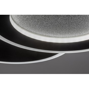 Plafoniera LED Lureo negru mat Rabalux 71486, 24W