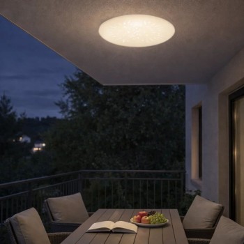 Plafoniera baie LED Lucas2 alb Rabalux 71510, 12W, 4000K
