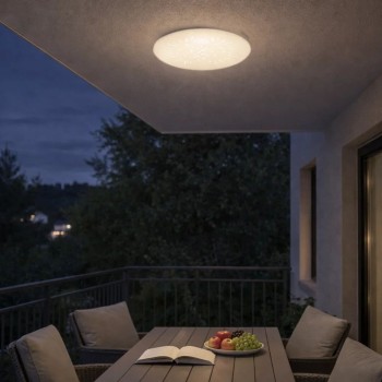Plafoniera baie LED Lucas2 alb Rabalux 71510, 12W, 4000K