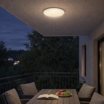 Plafoniera baie LED Lucas2 alb Rabalux 71510, 12W, 4000K