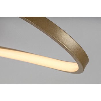 Plafoniera LED Castiel auriu Rabalux 72116, 30W