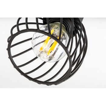 Plafoniera Aberama negru Rabalux 73002, 2xE14