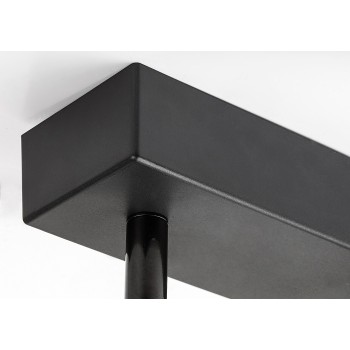 Plafoniera Aberama negru Rabalux 73002, 2xE14