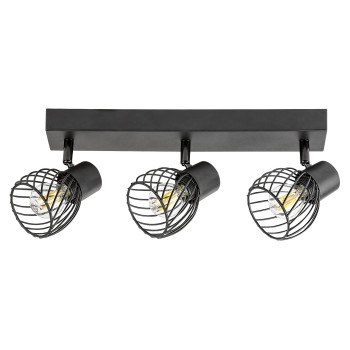 Plafoniera Aberama negru Rabalux 73003, 3xE14