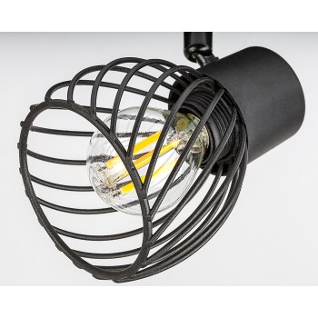 Plafoniera Aberama negru Rabalux 73003, 3xE14