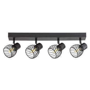 Plafoniera Aberama negru Rabalux 73004, 4xE14