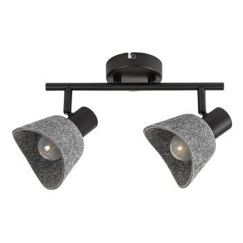 Plafoniera Farelia negru Rabalux 73006, 2xE14