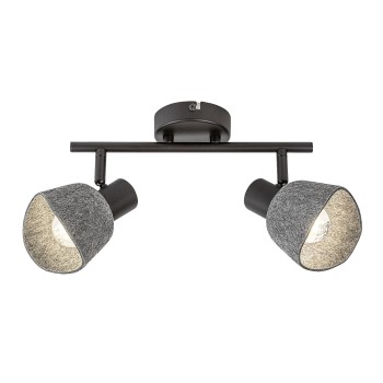 Plafoniera Farelia negru Rabalux 73006, 2xE14