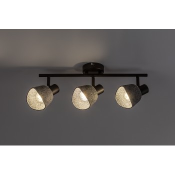 Plafoniera Farelia negru Rabalux 73007, 3xE14