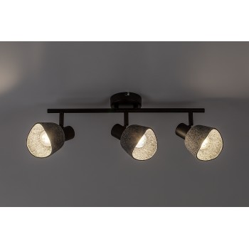 Plafoniera Farelia negru Rabalux 73007, 3xE14
