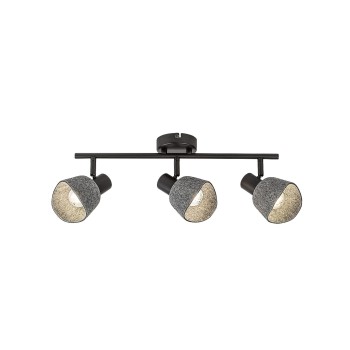 Plafoniera Farelia negru Rabalux 73007, 3xE14
