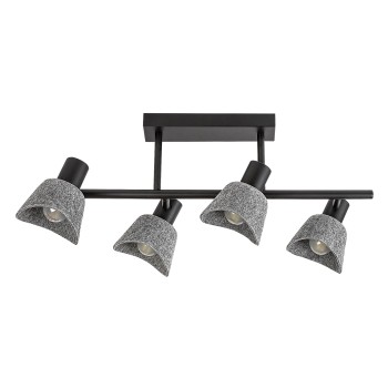 Plafoniera Farelia negru Rabalux 73010, 4xE14