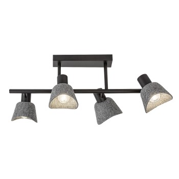 Plafoniera Farelia negru Rabalux 73010, 4xE14