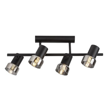 Plafoniera Hatice negru Rabalux 73054, 4xE14