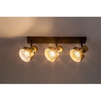 Plafoniera Saskia negru Rabalux 73057, 3xE14
