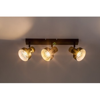 Plafoniera Saskia negru Rabalux 73057, 3xE14