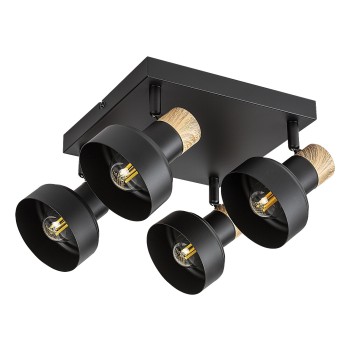 Plafoniera Saskia negru Rabalux 73058, 4xE14