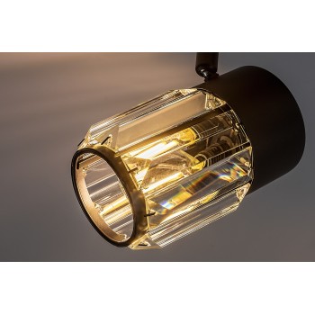 Plafoniera Venaro negru Rabalux 73060, 2xE14