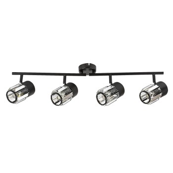 Plafoniera Venaro negru Rabalux 73062, 4xE14