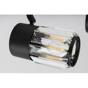 Plafoniera Venaro negru Rabalux 73062, 4xE14