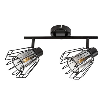 Plafoniera Emerencia negru Rabalux 73068, 2xE14