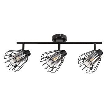 Plafoniera Emerencia negru Rabalux 73069, 3xE14