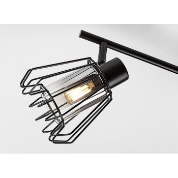 Plafoniera Emerencia negru Rabalux 73069, 3xE14