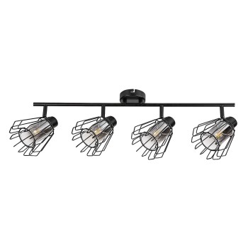 Plafoniera Emerencia negru Rabalux 73070, 4xE14