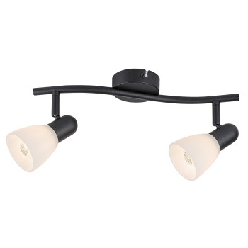 Plafoniera Soma negru Rabalux 73092, 2xE14