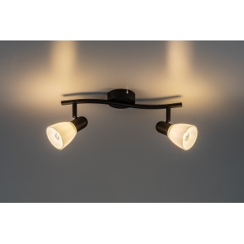 Plafoniera Soma negru Rabalux 73092, 2xE14