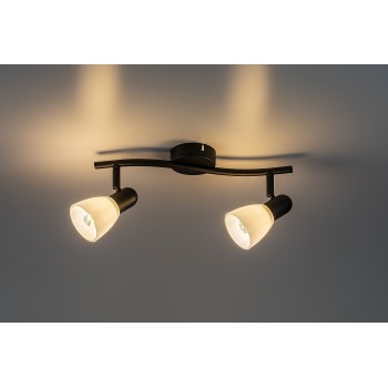 Plafoniera Soma negru Rabalux 73092, 2xE14