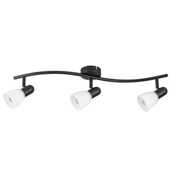 Plafoniera Soma negru Rabalux 73093, 3xE14