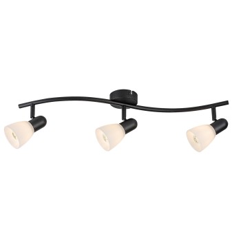 Plafoniera Soma negru Rabalux 73093, 3xE14