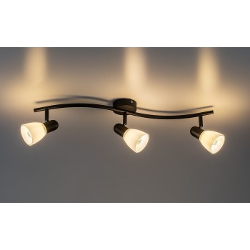 Plafoniera Soma negru Rabalux 73093, 3xE14